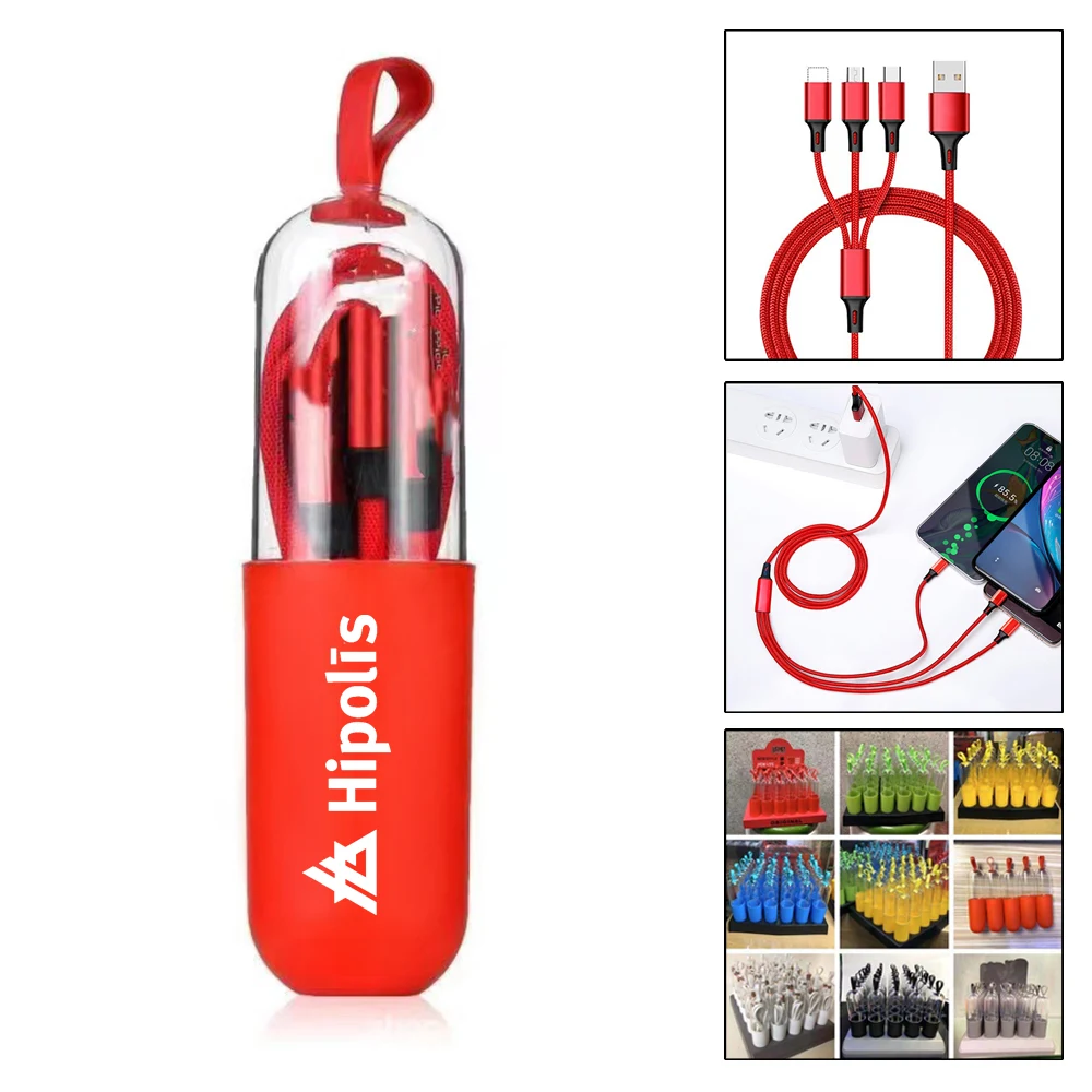 Multi 3 in 1 Charging Cable with Gift box 1