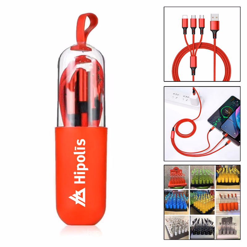 Multi 3 in 1 Charging Cable with Gift box