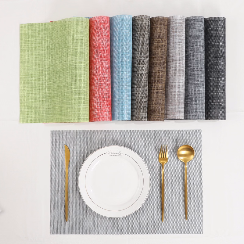 Custom Bulk Woven PVC Heat Resistant Placemat