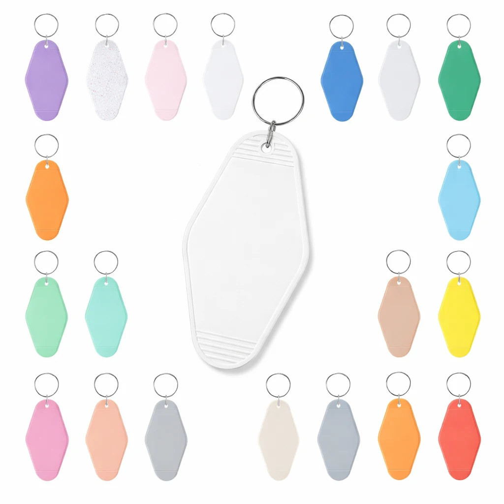 Plastic Diamond Shaped Room Key Tag 1