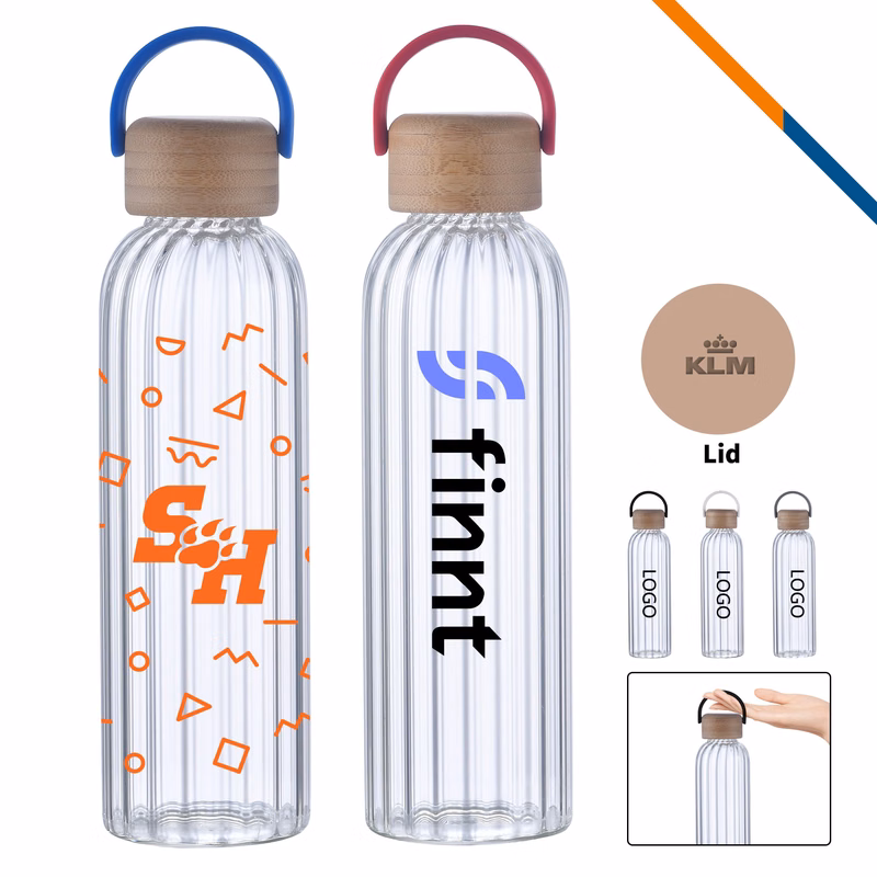 MeraSip Glass Water Bottle - 21 OZ.