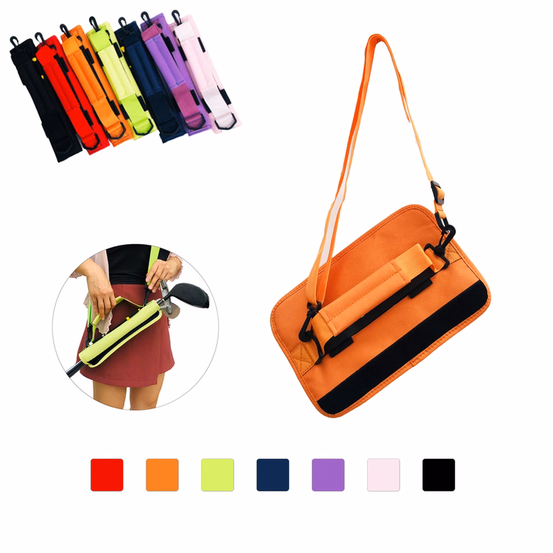 Compact Golf Practice Single Club Handbag With Strap