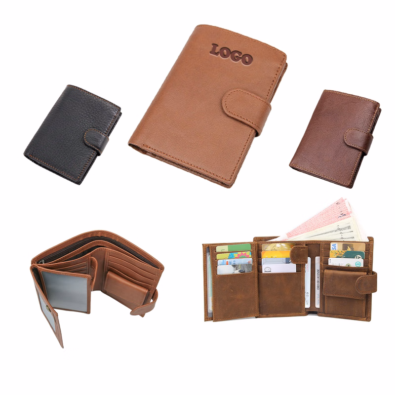 MOQ 5 pcs Leather Wallet