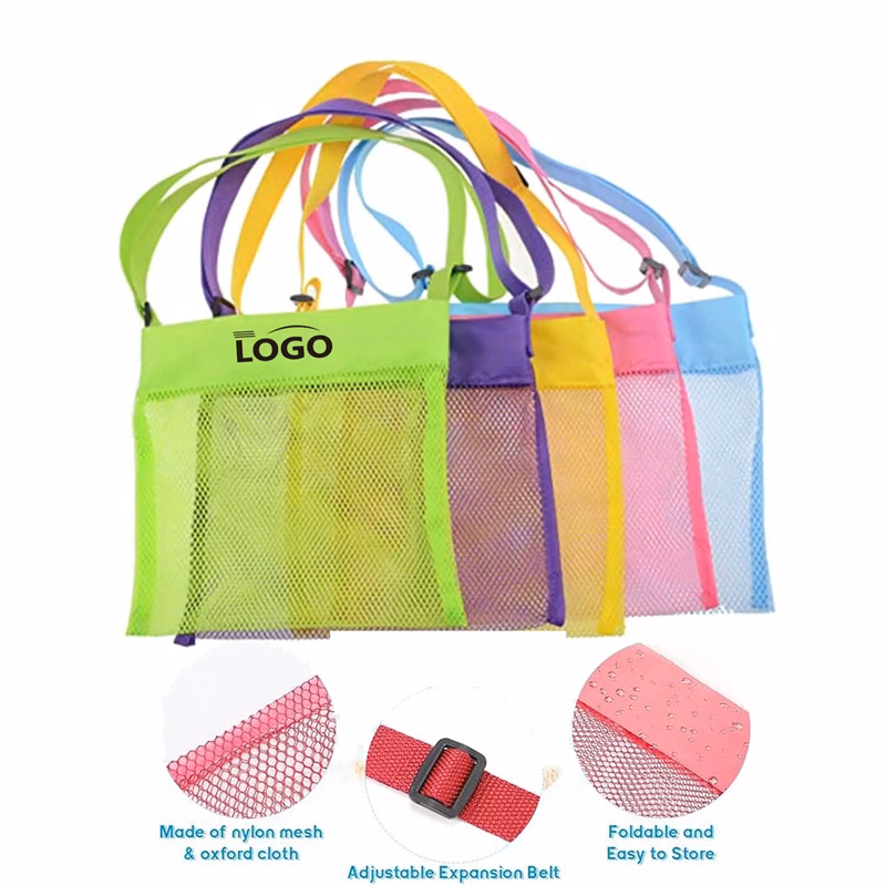 Adjustable Kids Quick Dry Net Tote Bag