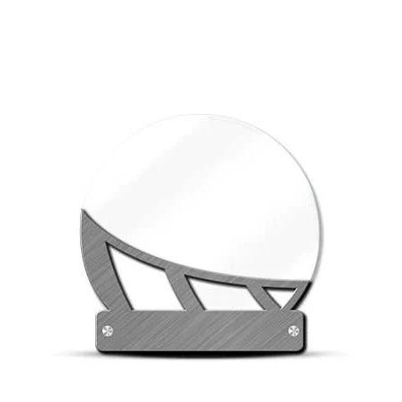 Unassembled Blank Layered Acrylic Metal: 6x8" Shie 1