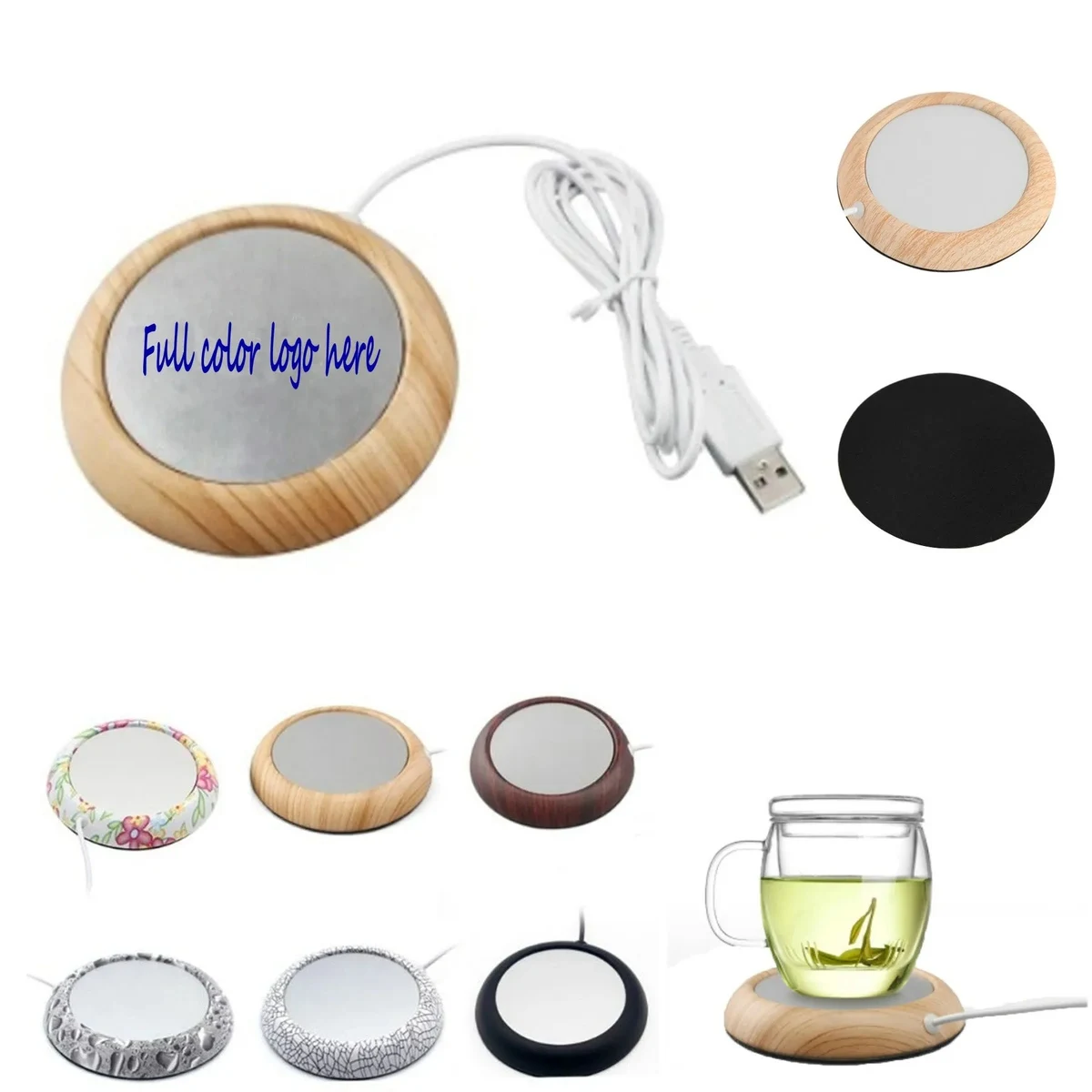 MOQ 50PCS USB Cup Warmer Heating Coaster 1