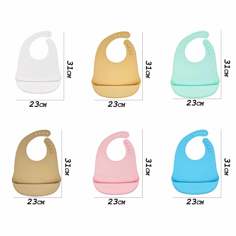 Silicone Waterproof Baby Feeding Bib
