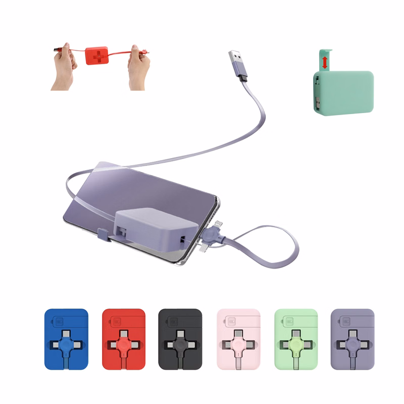 3-in-1 Stretchable Charging Cable