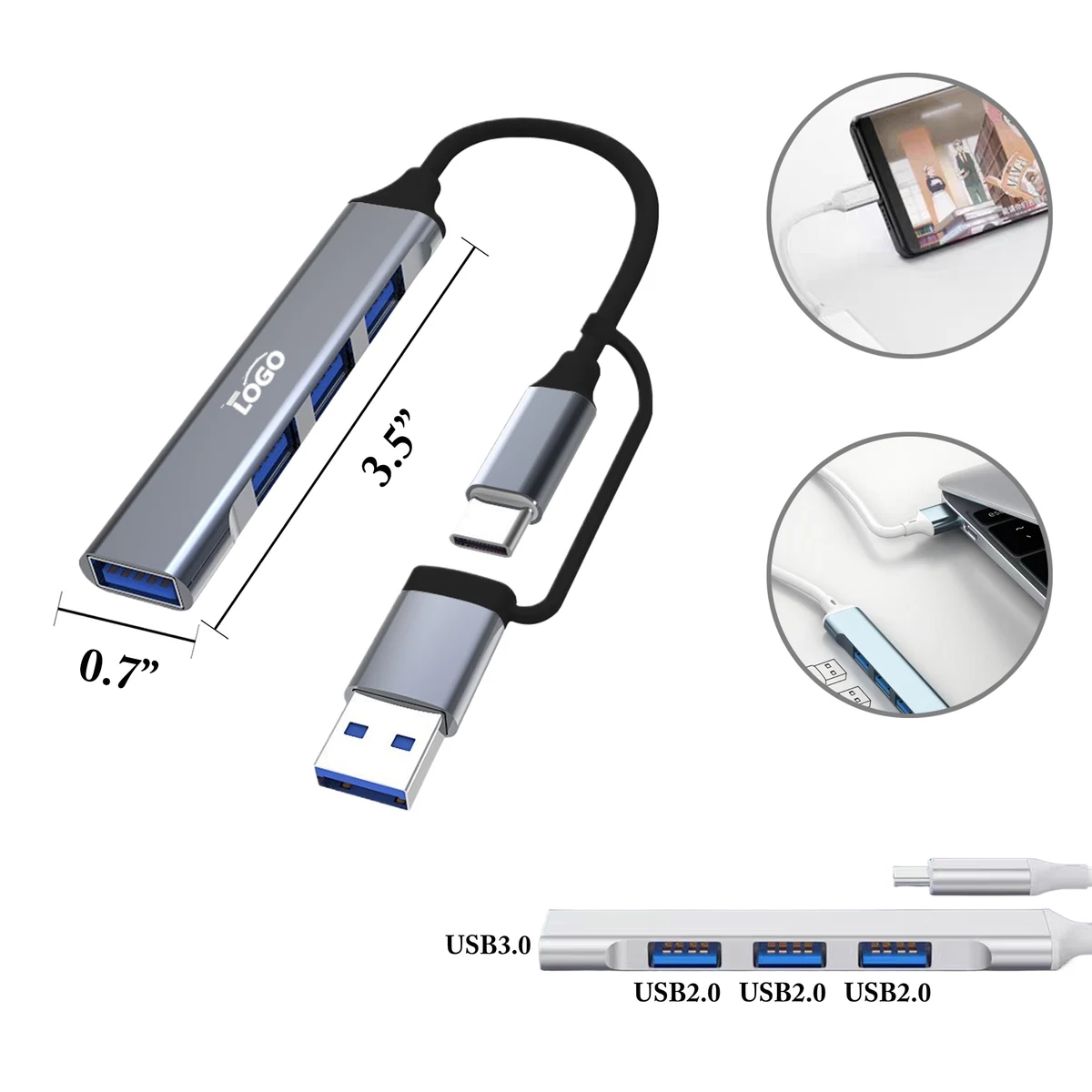 MOQ50 Dual USB Connector For Peripherals 1