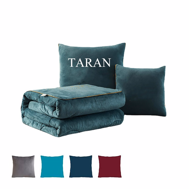 Custom 2 In1 Throw Blanket Pillow Sets For Couch Sofa