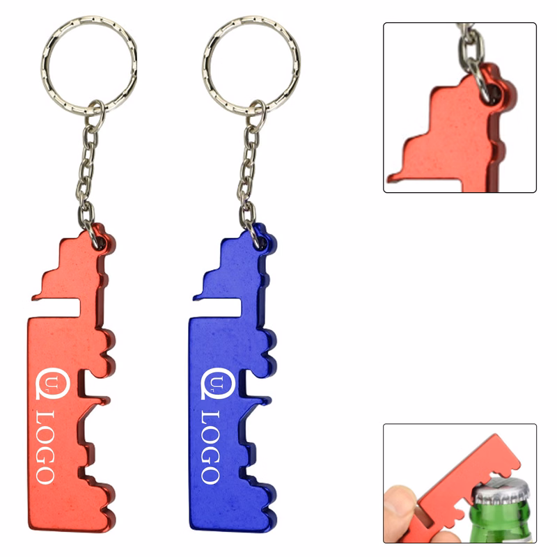 Van-Shaped Bottle Opener W/Keyring