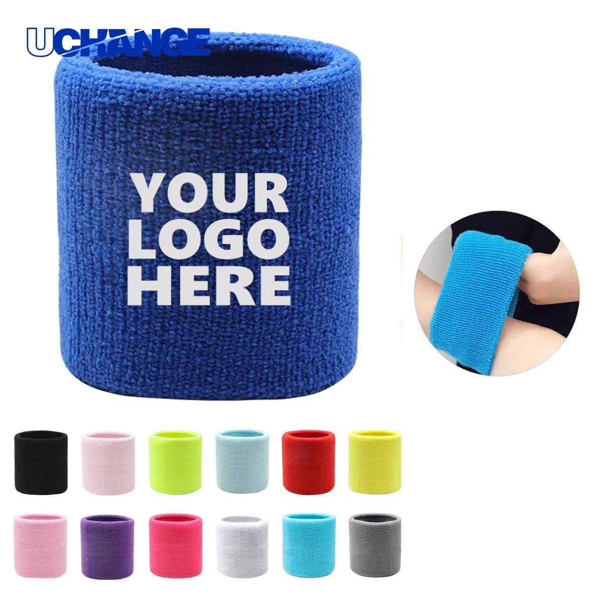 Cotton Sports Sweat Wristband 1
