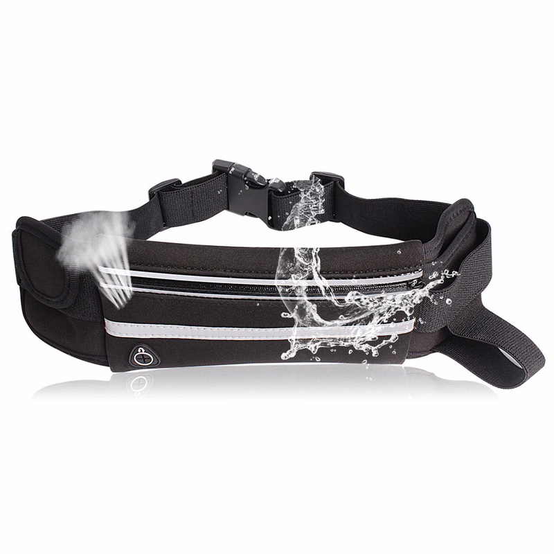 Slim Reflective Running Belt Fanny Pack