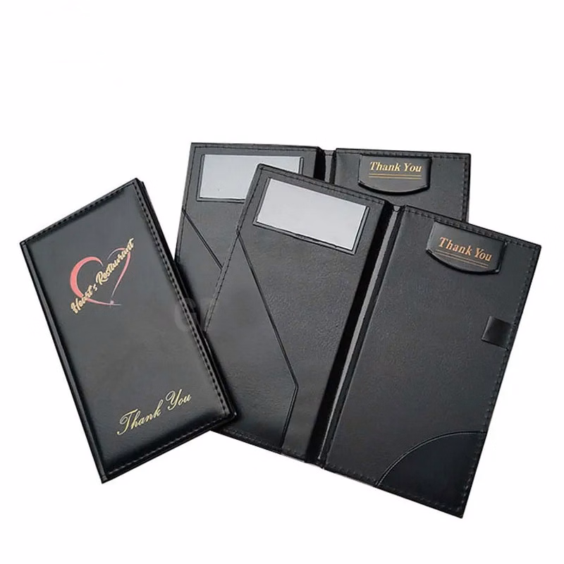 PU Leather Restaurant Check Presenter