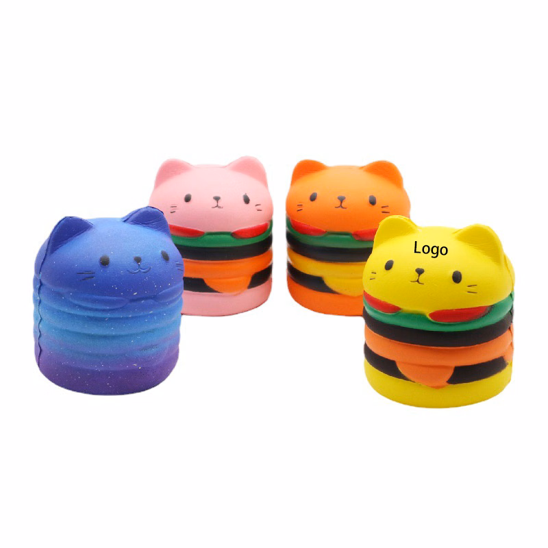 Squishy Hamburger Squeeze Toy Stress Reliever