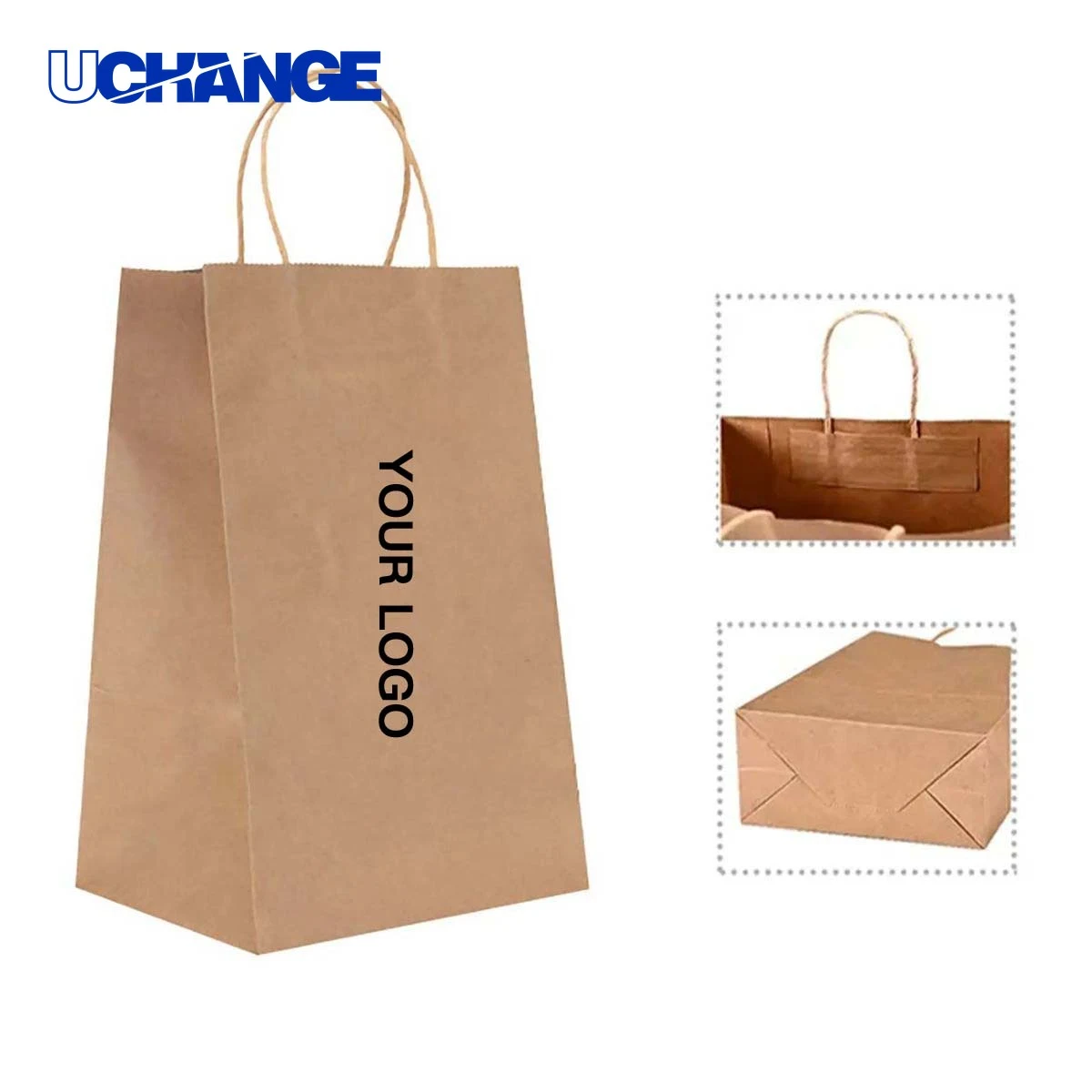 Small Kraft Tote Bag Packaging for Gifts 1