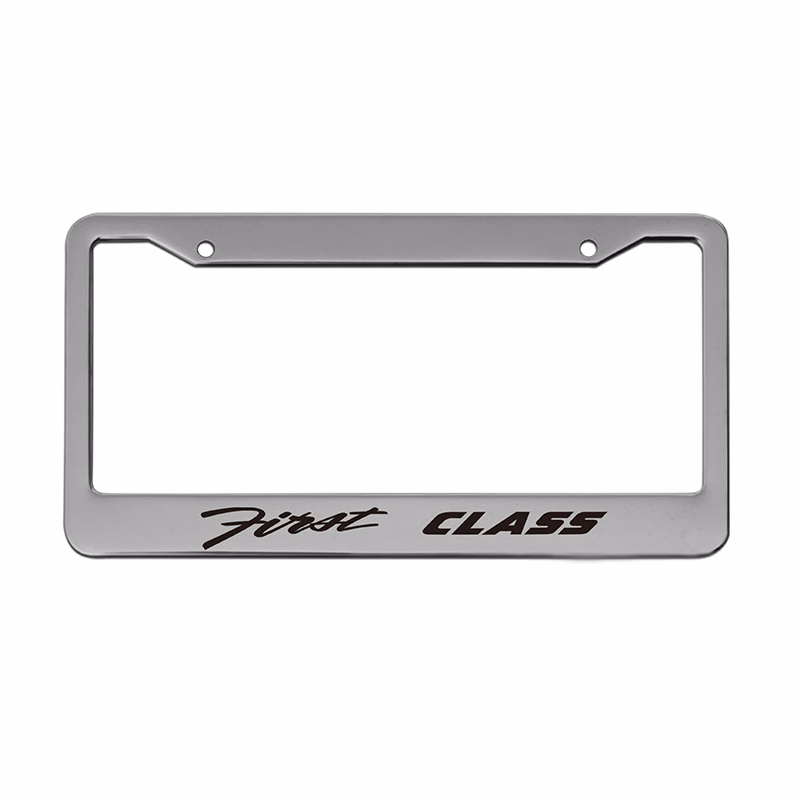 Foreign trade United States license plate frame