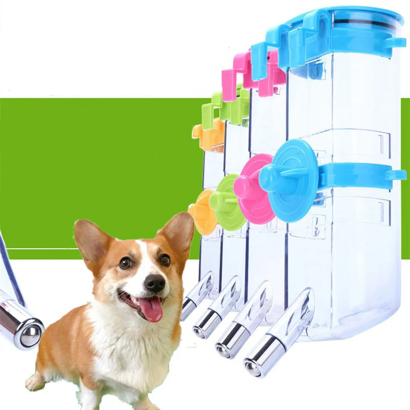 Pet Water Dispenser Dog Water Drink Bottle Hanging Cat Feed 1