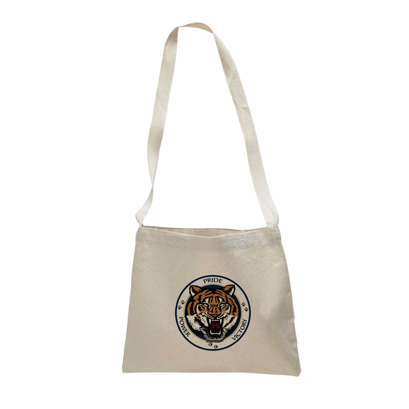 12 oz. Natural Color Cotton Canvas Small Messenger Bag