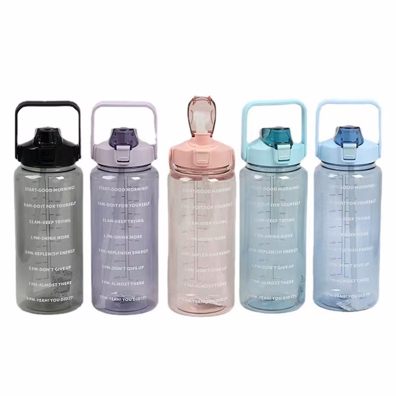2L Sports Bottle With Time Marker