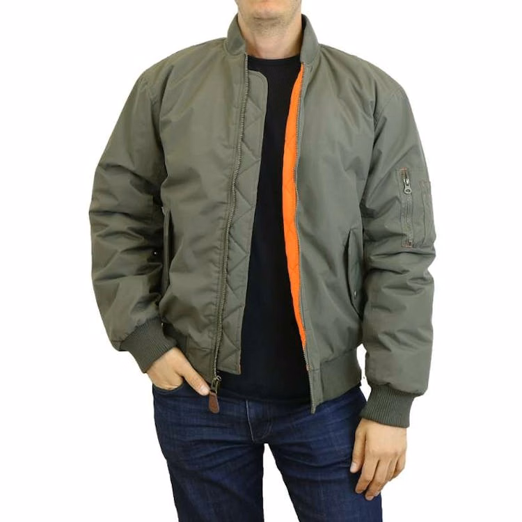 Men's Bomber Jackets Olive S-2XL