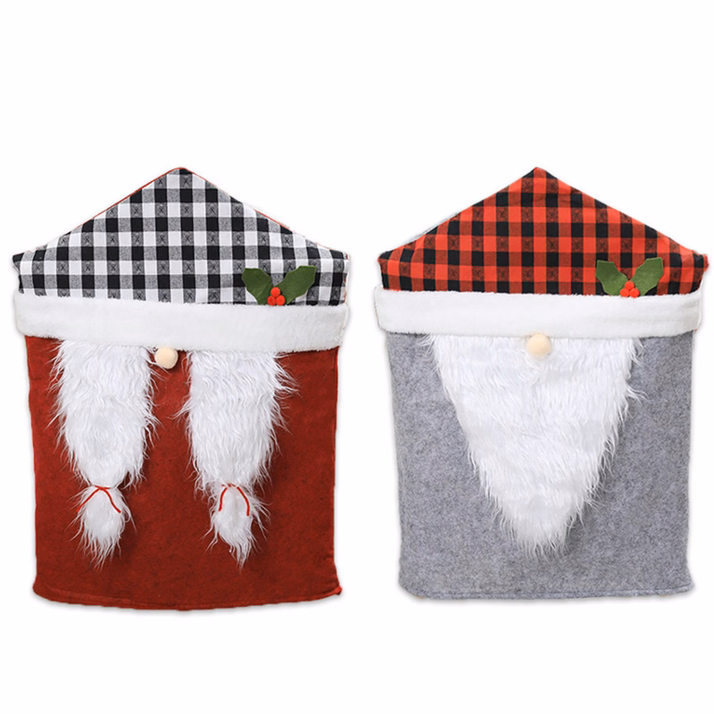 Christmas Plaid Chair Cover