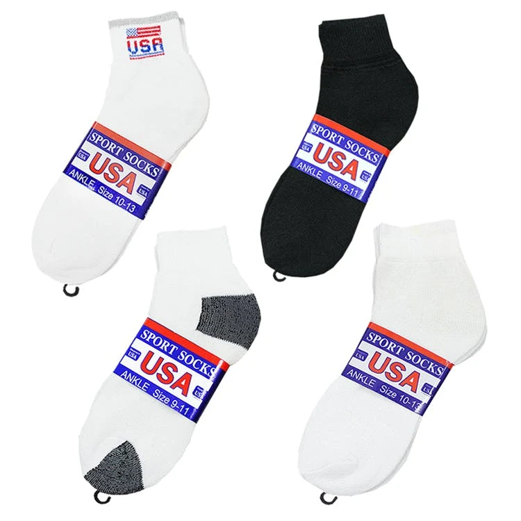 Men's Irregular Ankle Socks Assorted XL 3pk 1