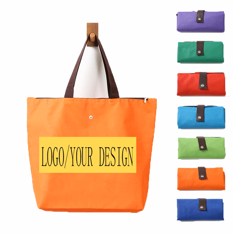 Full Color Foldable Shopping Tote Bag