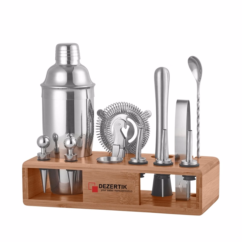 13-Pieces Mixology & Craft Cocktail Shaker Set