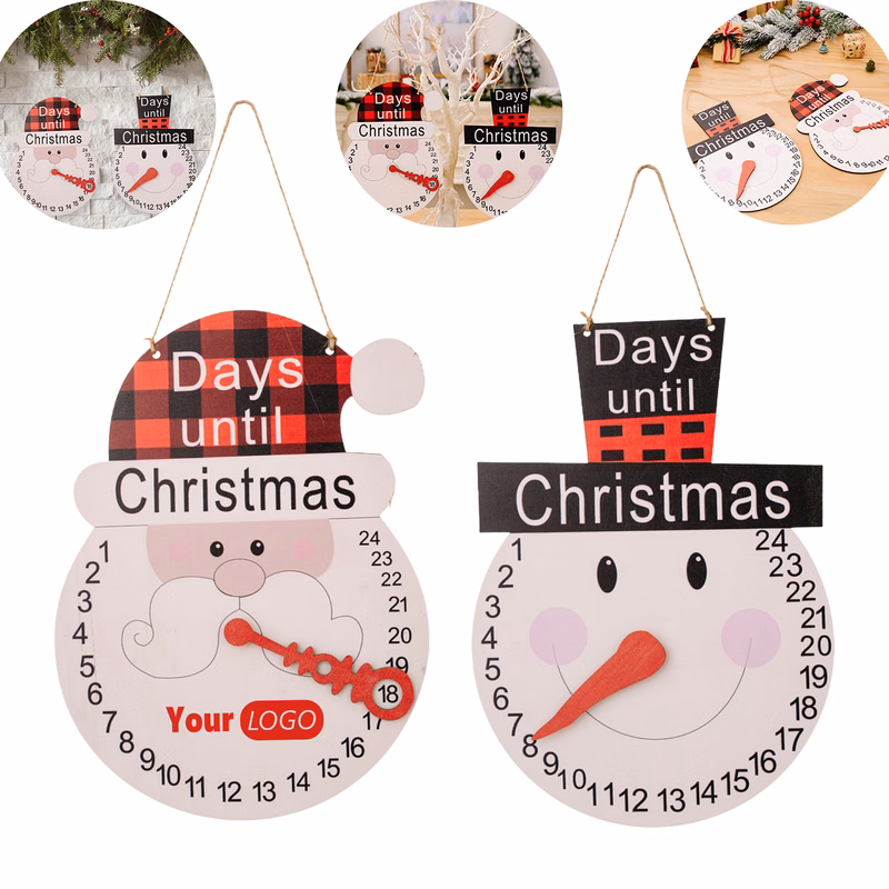 Christmas Wooden Ornament Creative Calendar