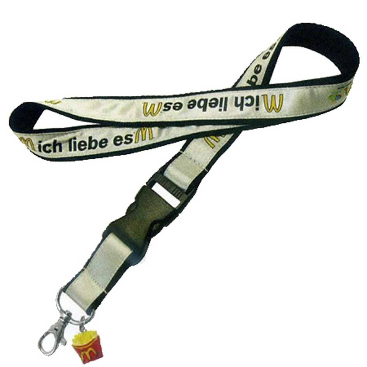 Satin Sewed Silkscreen Lanyard - 3/4 inch 1
