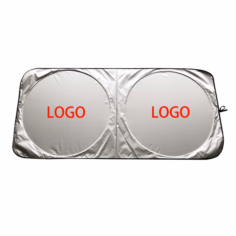 Foldable Silver-Coated Dual Ring Windshield Protector