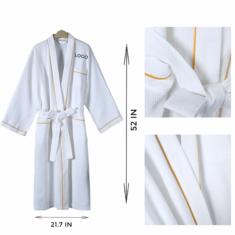 MOQ 10 PCS Versatile Cotton Bathrobe