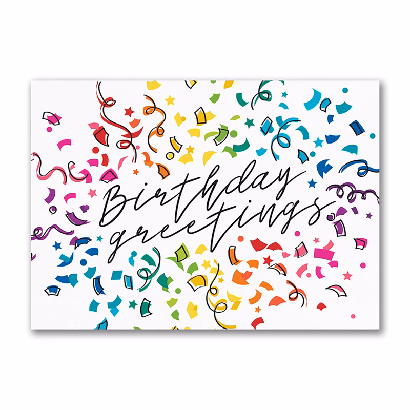 Celebration Explosion Birthday Card