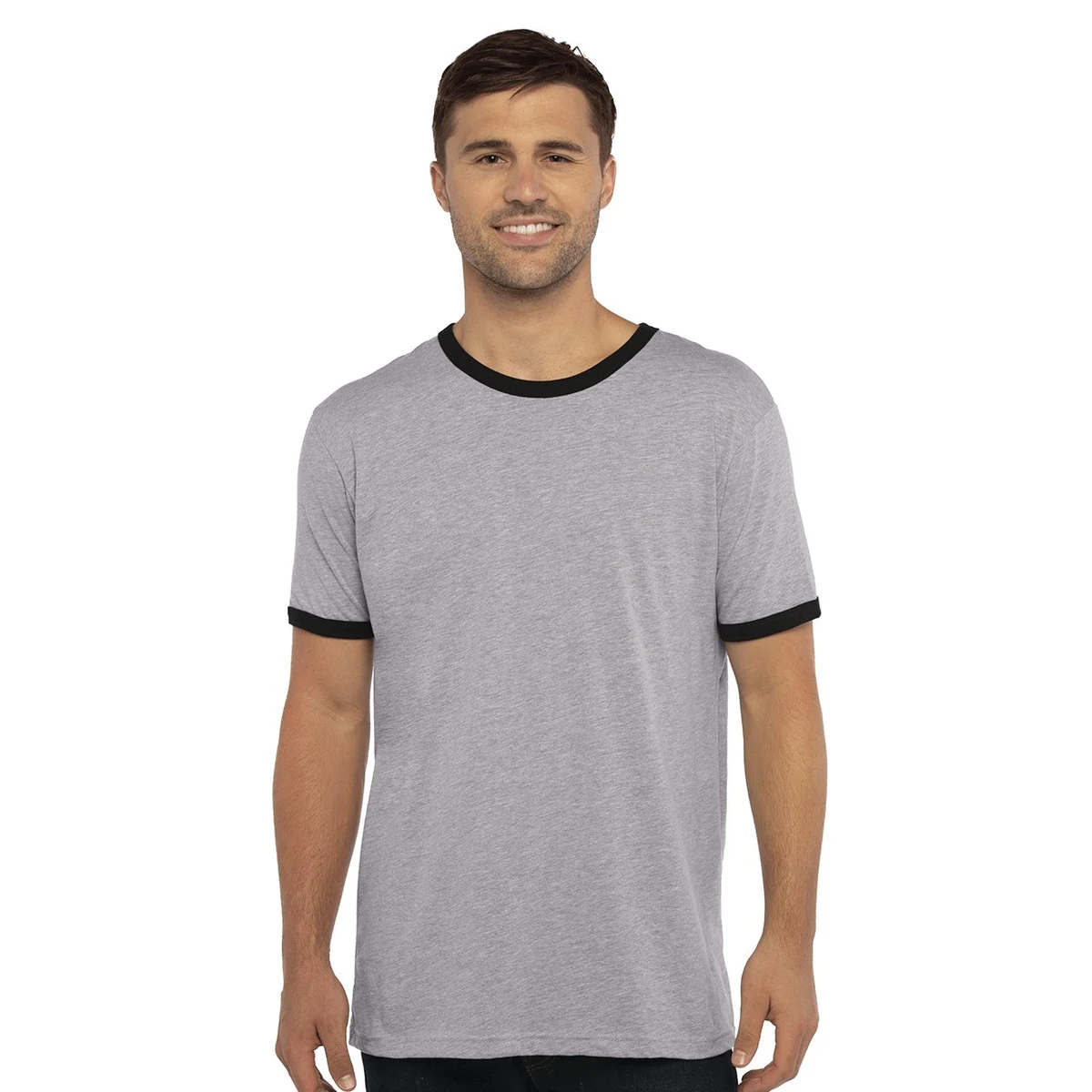 Unisex Cotton Ringer Tee - 3604 1