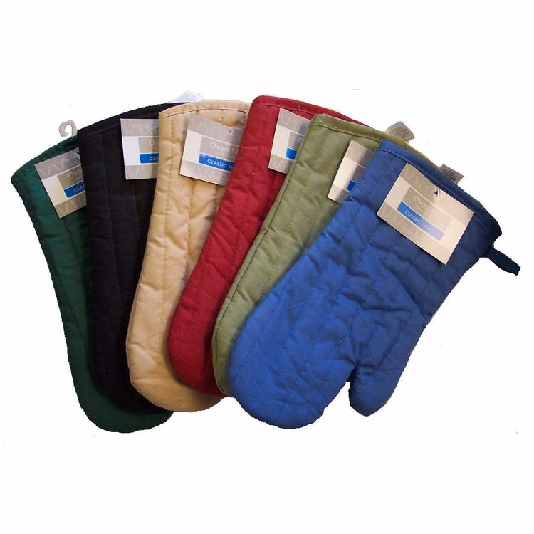 Solid Oven Mitts - Assorted 13"