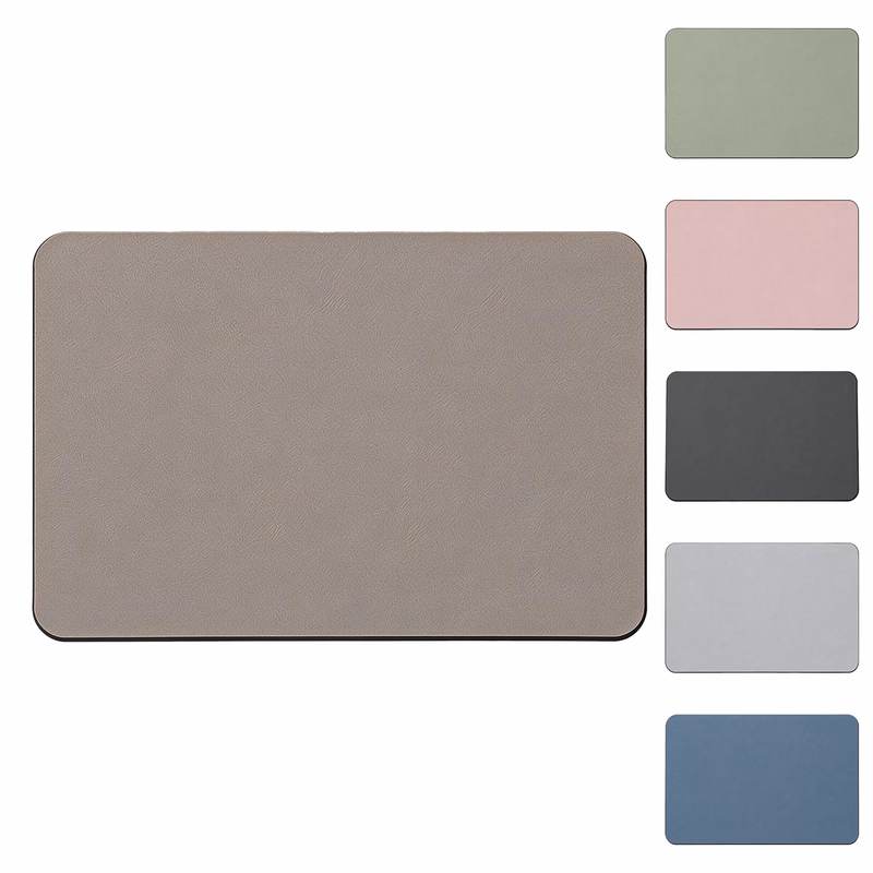 Solid Color Non-Slip Diatomaceous Earth Floor Mat
