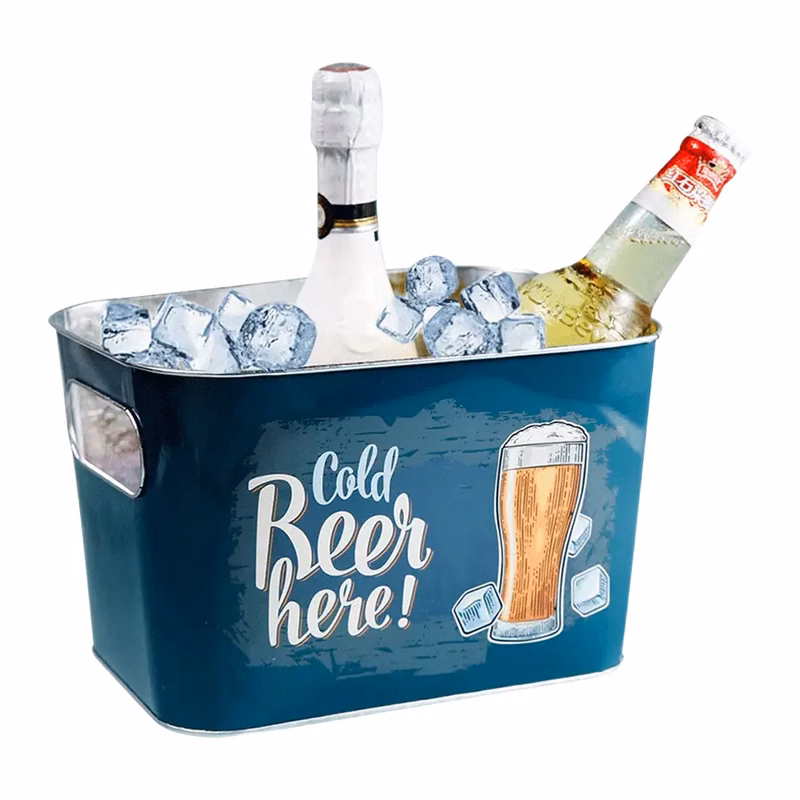 8L Galvanized Deep Beverage Bucket