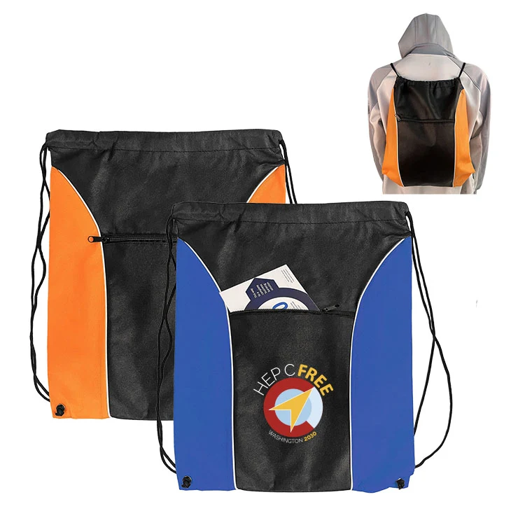 90 gm Non-woven drawstring backpack -Close Out 1