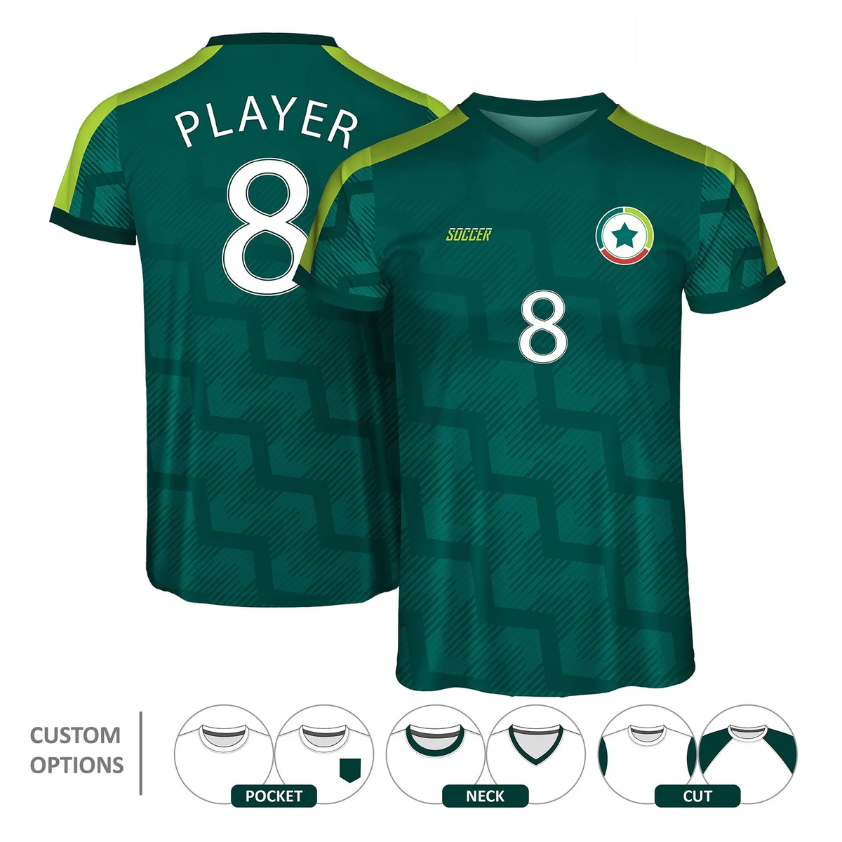 Custom Performance Personalized Soccer Jersey (Full Color Dye Sublimated) 1