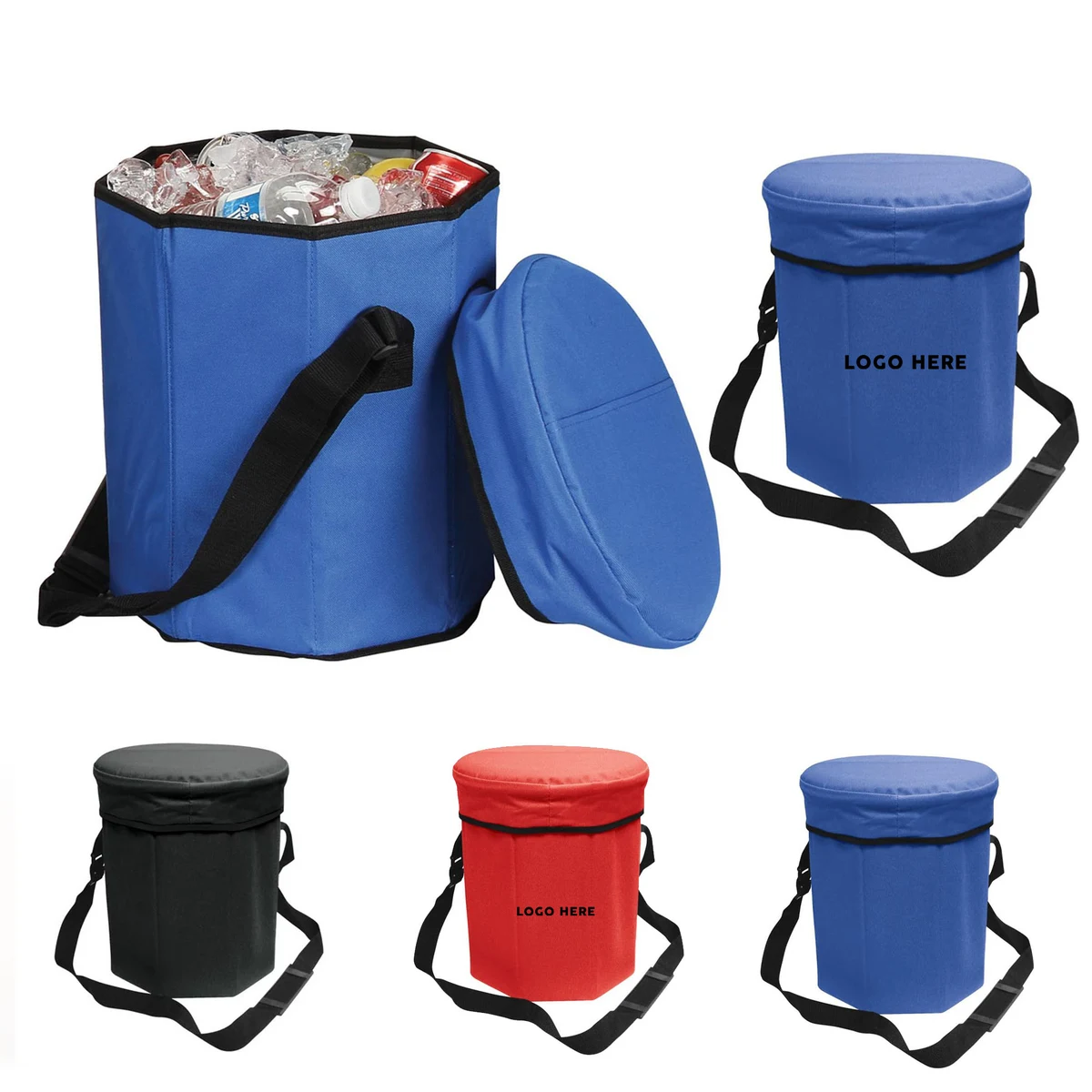 Logo Printed Hexagon Seat Cooler 1