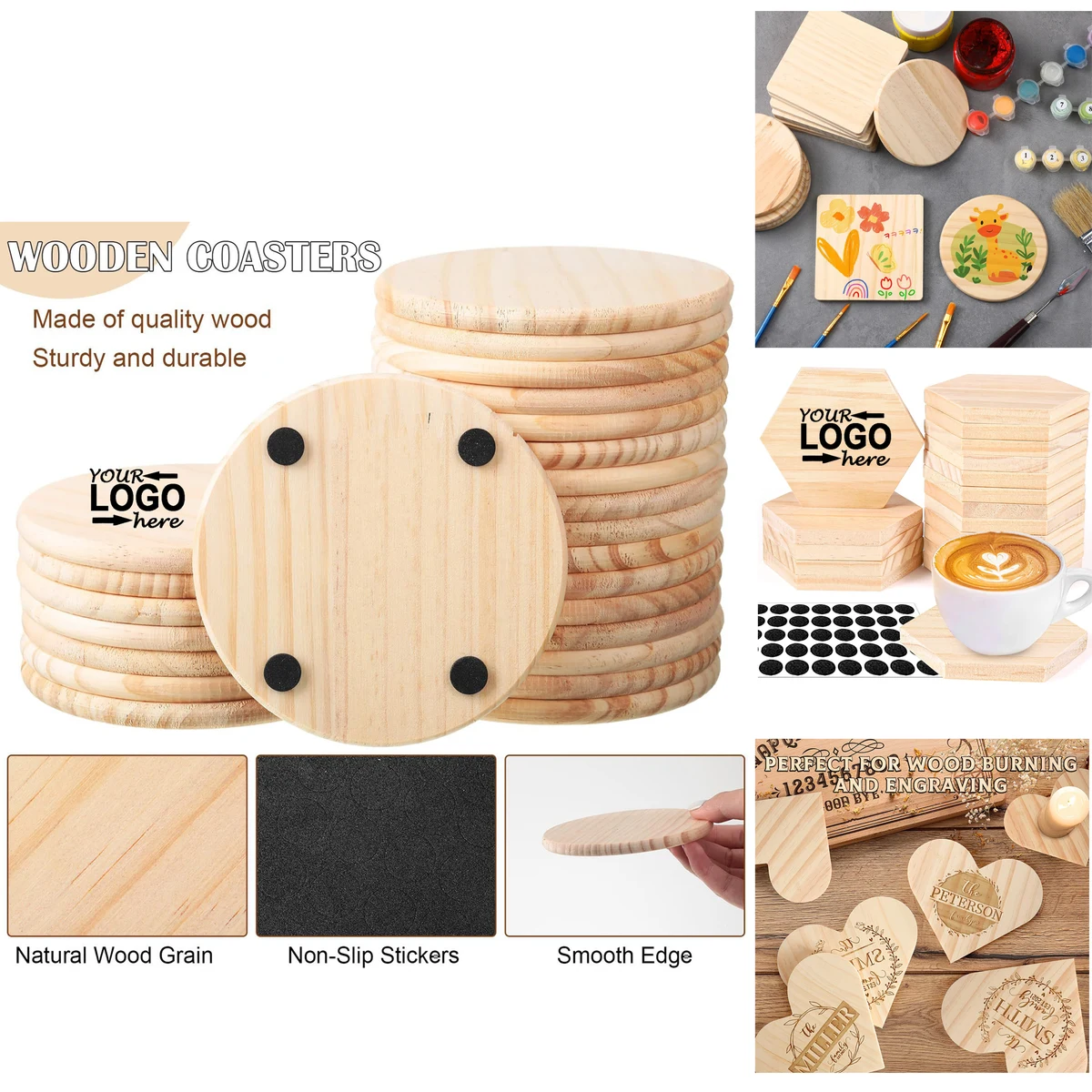 Wooden Coasters 1