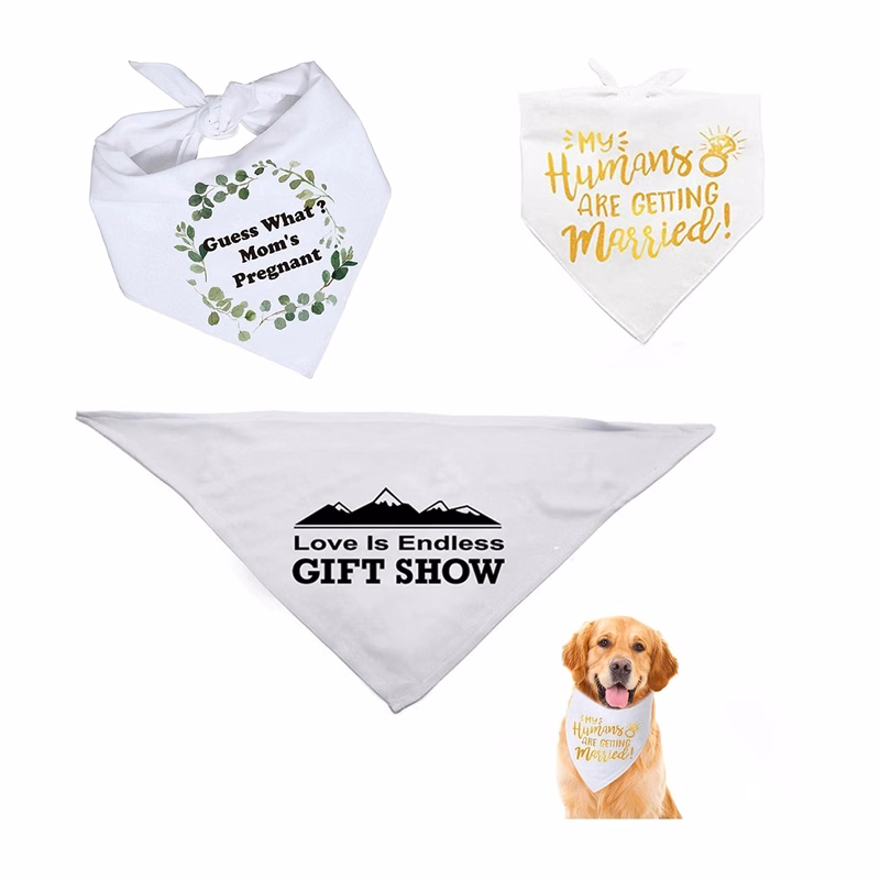 Customized Polyester Adjustable Dog Bandana