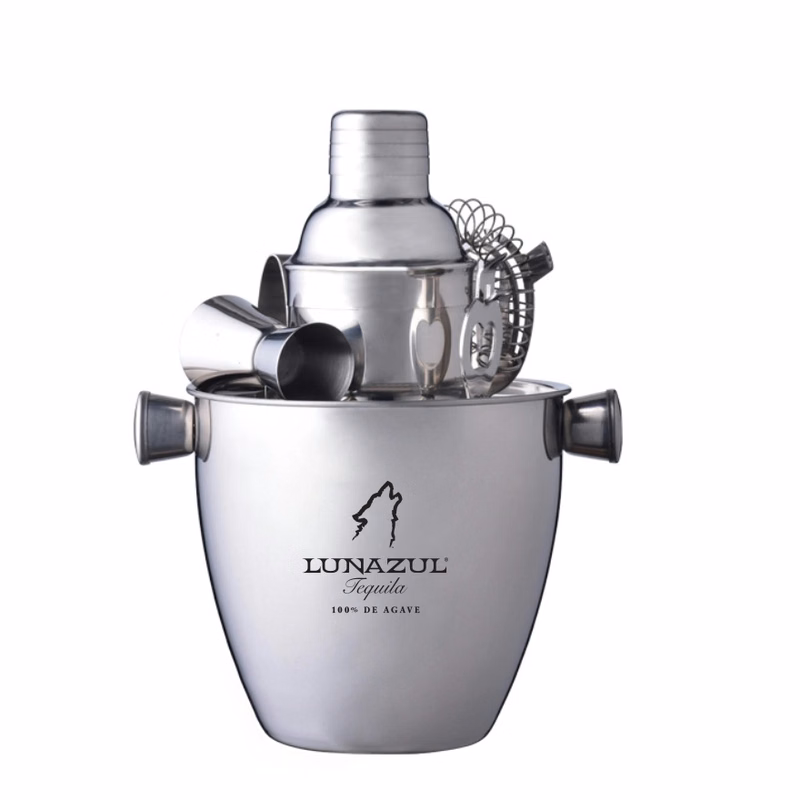 6-Piece Bucket Cocktail Set (Stainless Steel)