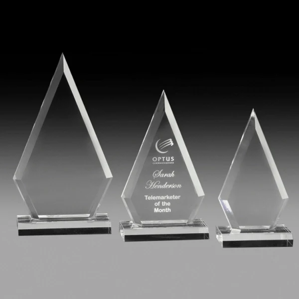 Arrowhead Acrylic Trophy on Base 1