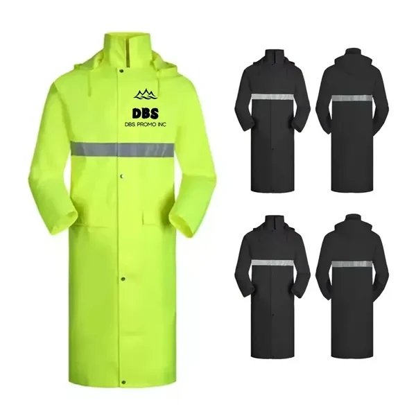 Raincoat Waterproof Men'S Long Rain Jacket 1