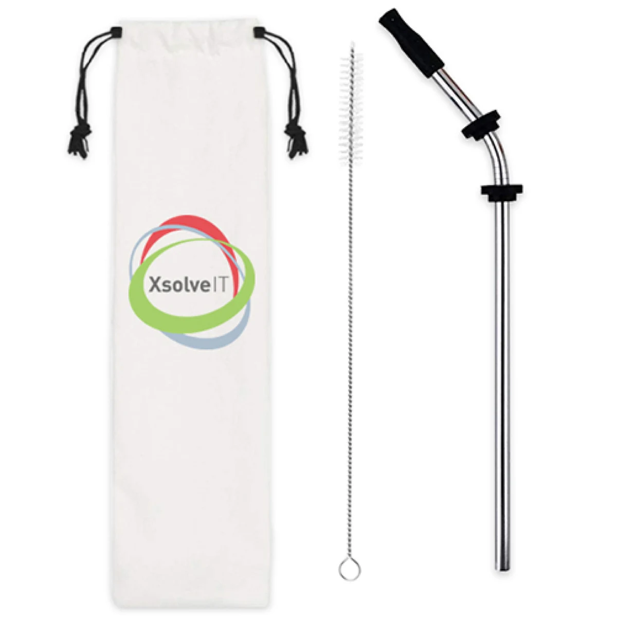 Stainless Steel Straw Kit (Bent) 1