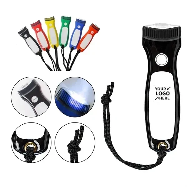 PVC LED Flashlight Key Chain 1