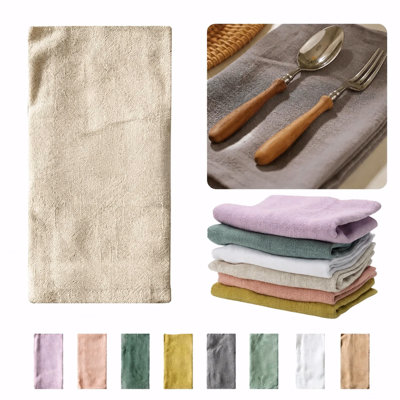Linen Cotton Blend Napkins
