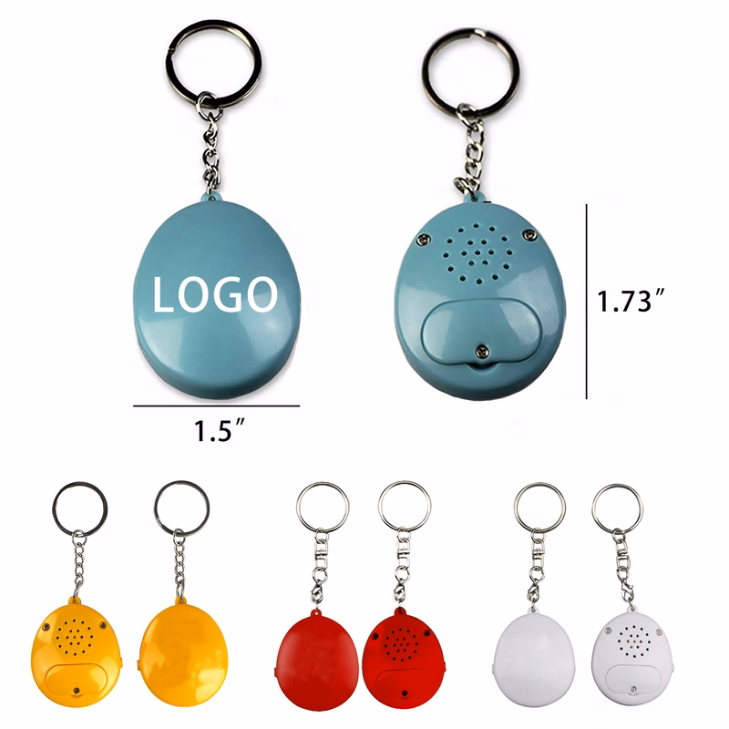 Water Drop Shaped Voice Recording Keychain